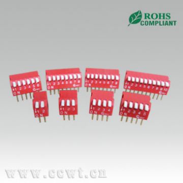 2-12 Positions Piano Type Dip Switch